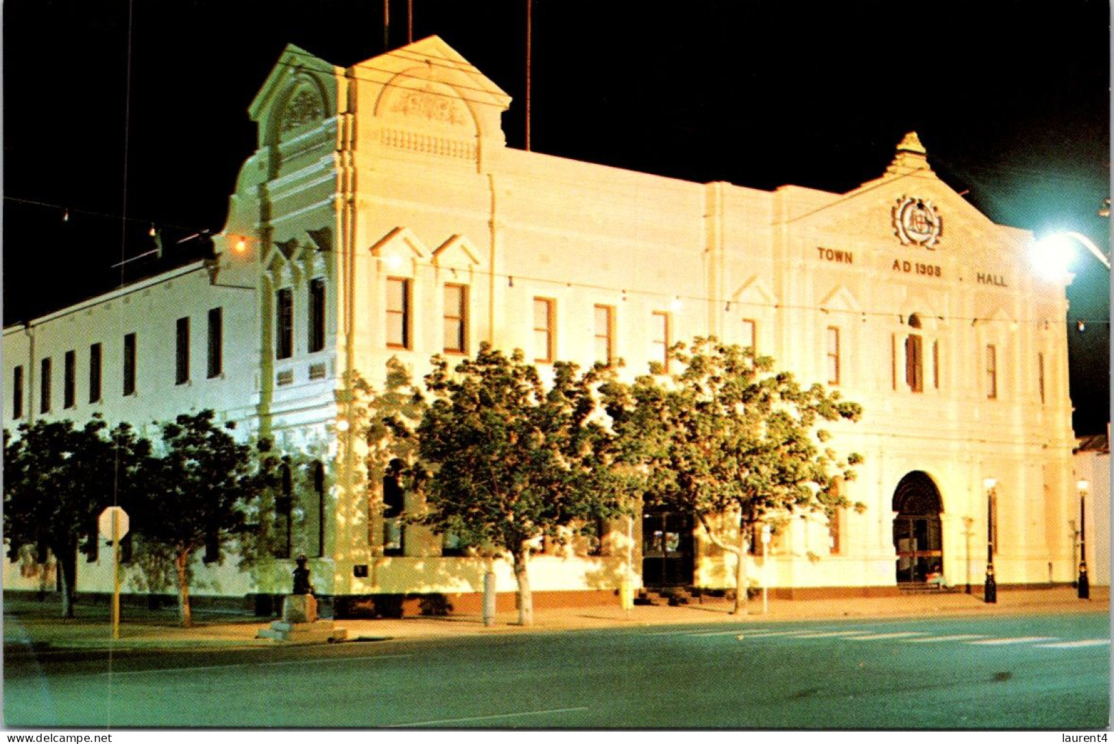 21-2-2024 (4 X 46) Australia  - WA - Kalgoorlie Boulder Town Hall  (at Night) - Kalgoorlie / Coolgardie