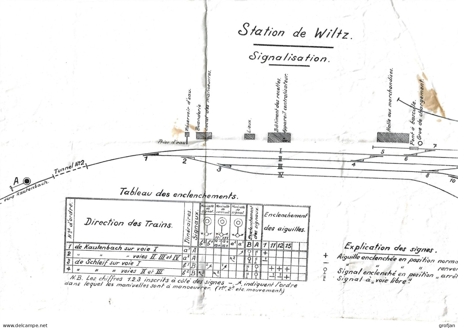 Plan Gare - Station De Wiltz - CFL Du 01.05.1931 - Otros Planes