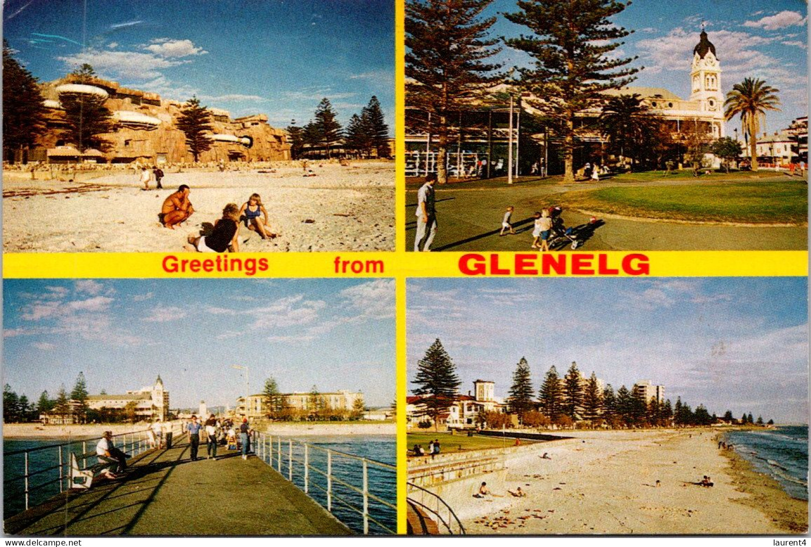 21-2-2024 (4 X 46) Australia  - SA - Glenelg (posted 1986 With Kangaroo Stamp) - Altri & Non Classificati