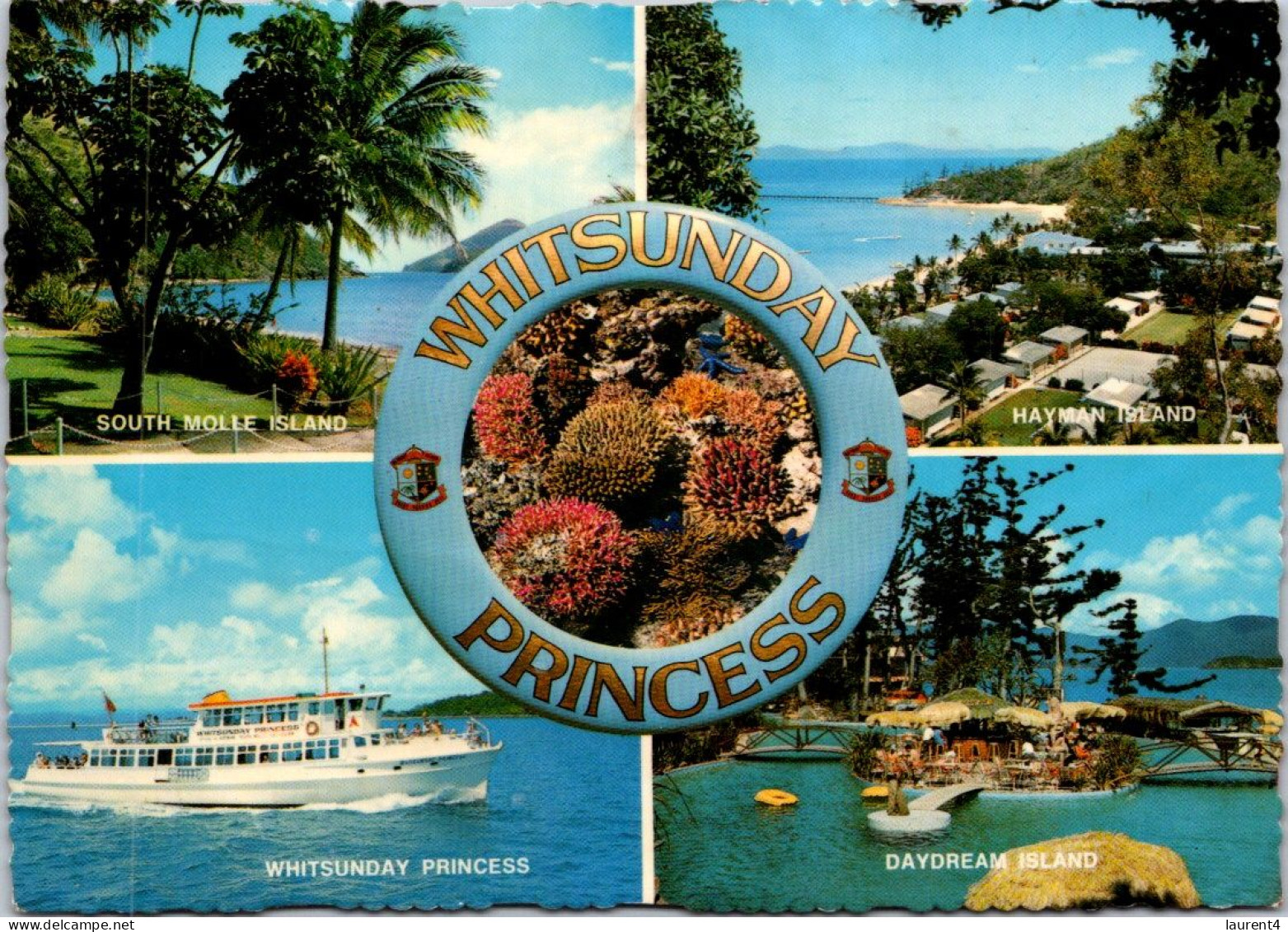 21-2-2024 (4 X 46) Australia  - QLD - Whitsunday Princess  (posted 1976 With CSIRO Stamp) - Mackay / Whitsundays