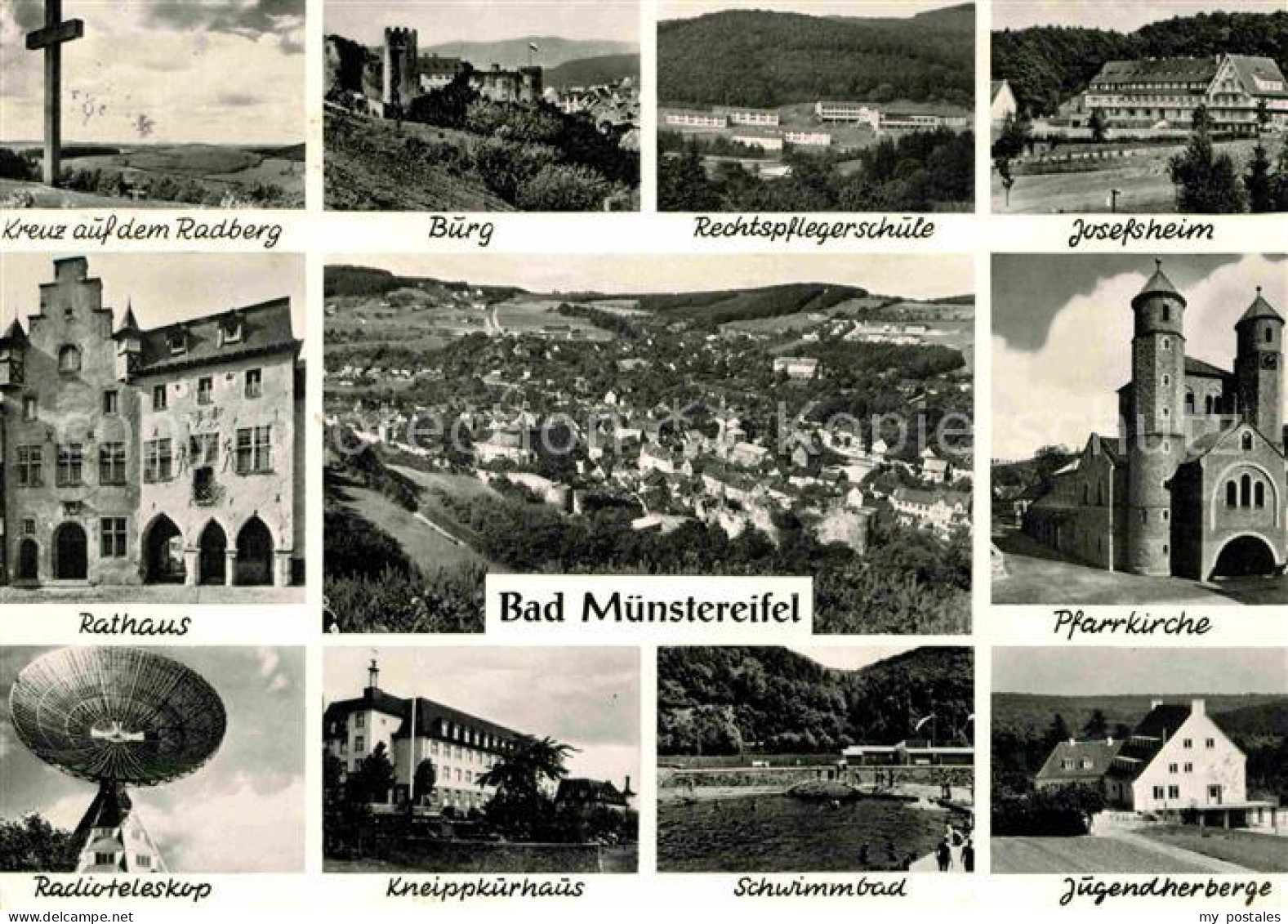 72710433 Bad Muenstereifel Radber Kreuz Josefsheim Burg Radioteleskop Kneippkurh - Bad Muenstereifel