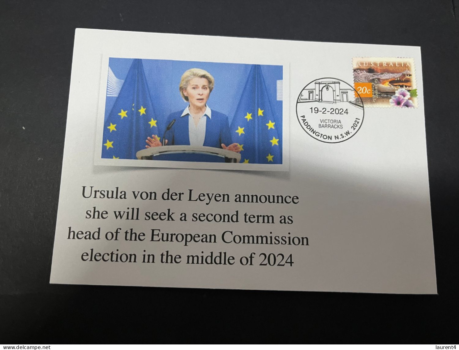 21-2-2024 (4 X 47) Ursula Van Der Layen Will Seek A Second Term As Head Of European Commission (EU) - Femmes Célèbres