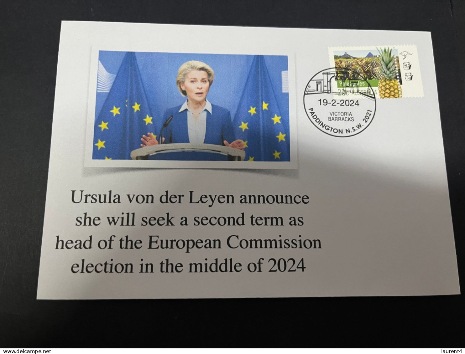 21-2-2024 (4 X 47) Ursula Van Der Layen Will Seek A Second Term As Head Of European Commission (EU) - Femmes Célèbres