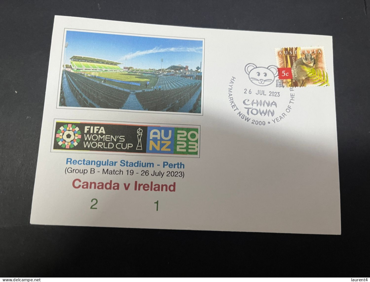 21-2-2024 (4 X 47)  3 Covers - FIFA Women's Football World Cup 2023 - Ireland Matches - Other & Unclassified