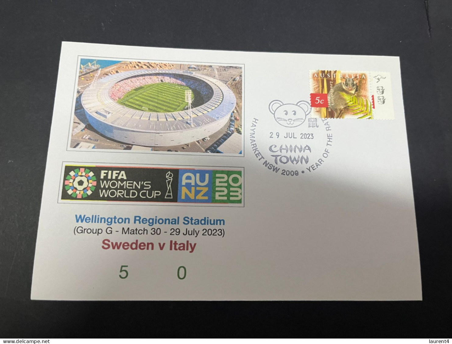 21-2-2024 (4 X 47)  3 Covers - FIFA Women's Football World Cup 2023 - Italy Matches - Other & Unclassified