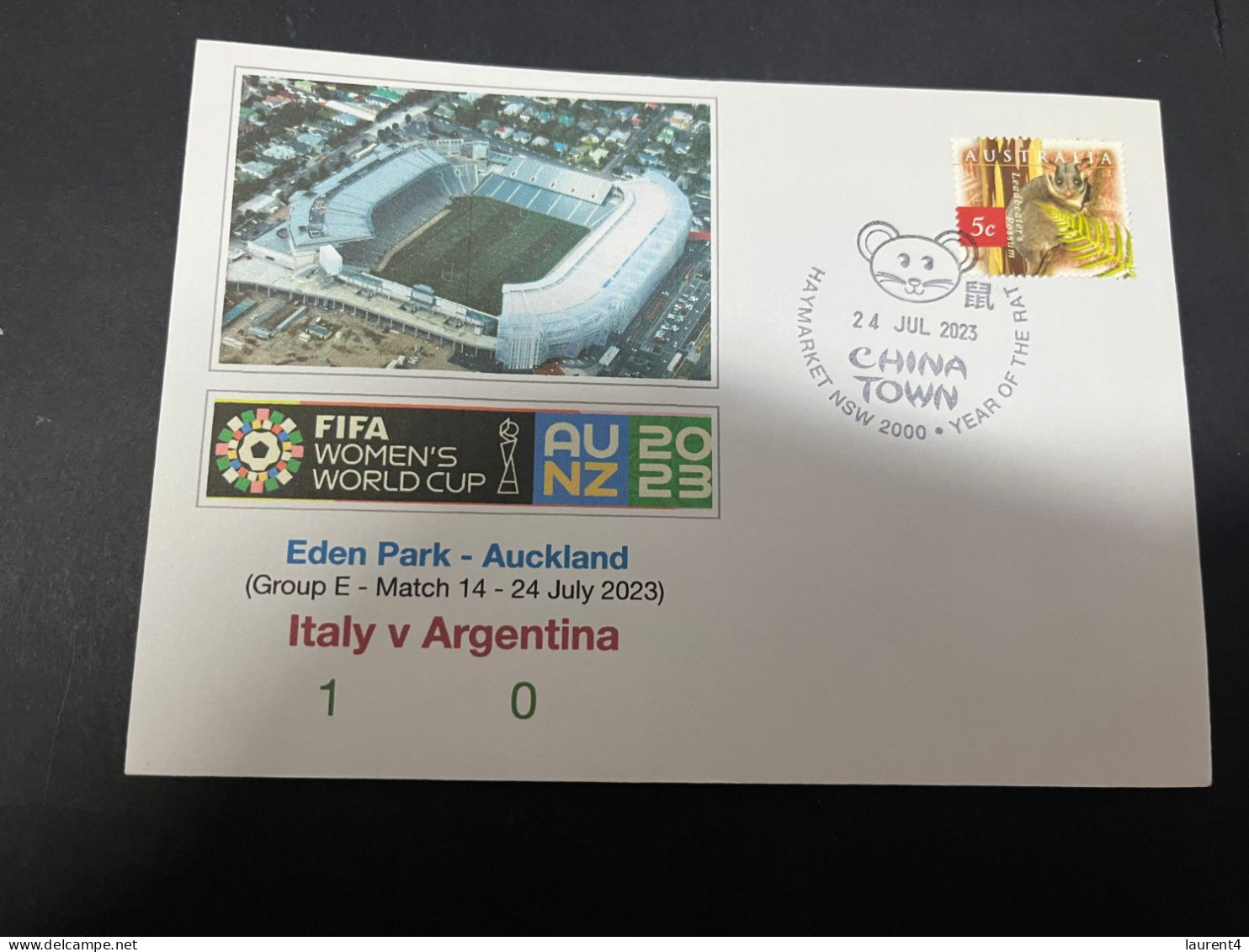 21-2-2024 (4 X 47)  3 Covers - FIFA Women's Football World Cup 2023 - Italy Matches - Other & Unclassified