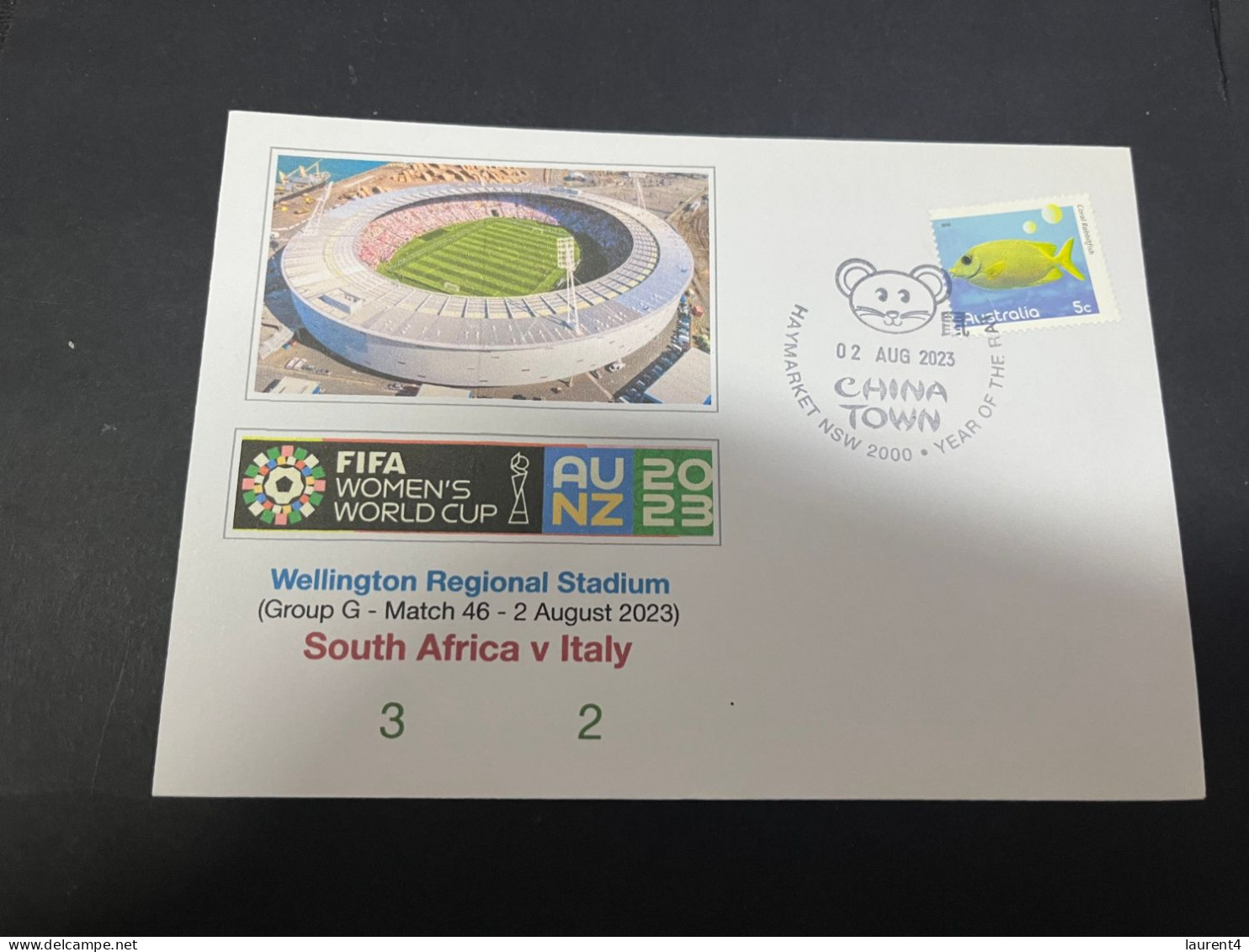 21-2-2024 (4 X 47)  3 Covers - FIFA Women's Football World Cup 2023 - Italy Matches - Sonstige & Ohne Zuordnung