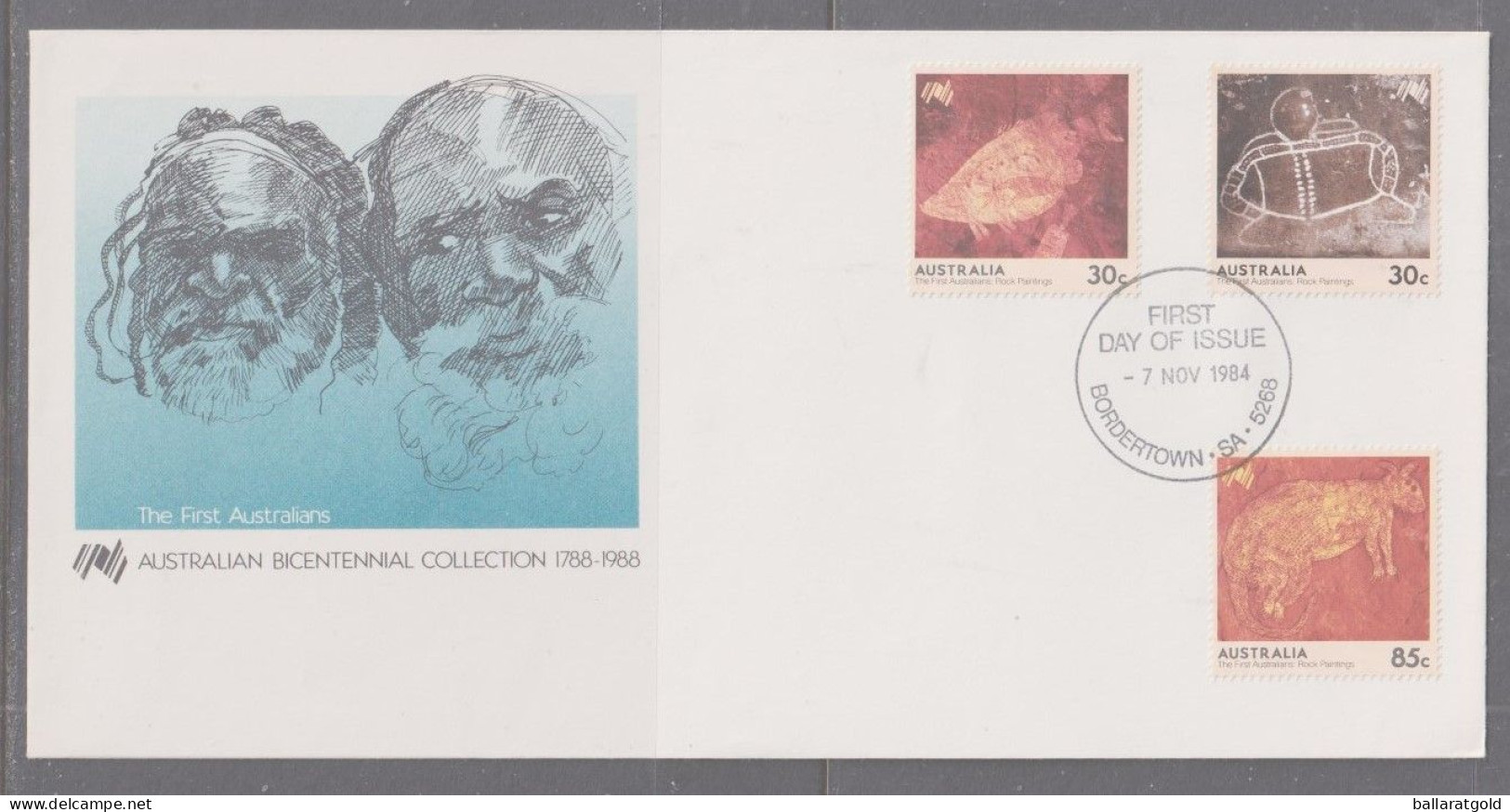 Australia 1984 - Bicentenary First Day Cover - Cancellation - Bordertown SA - Covers & Documents