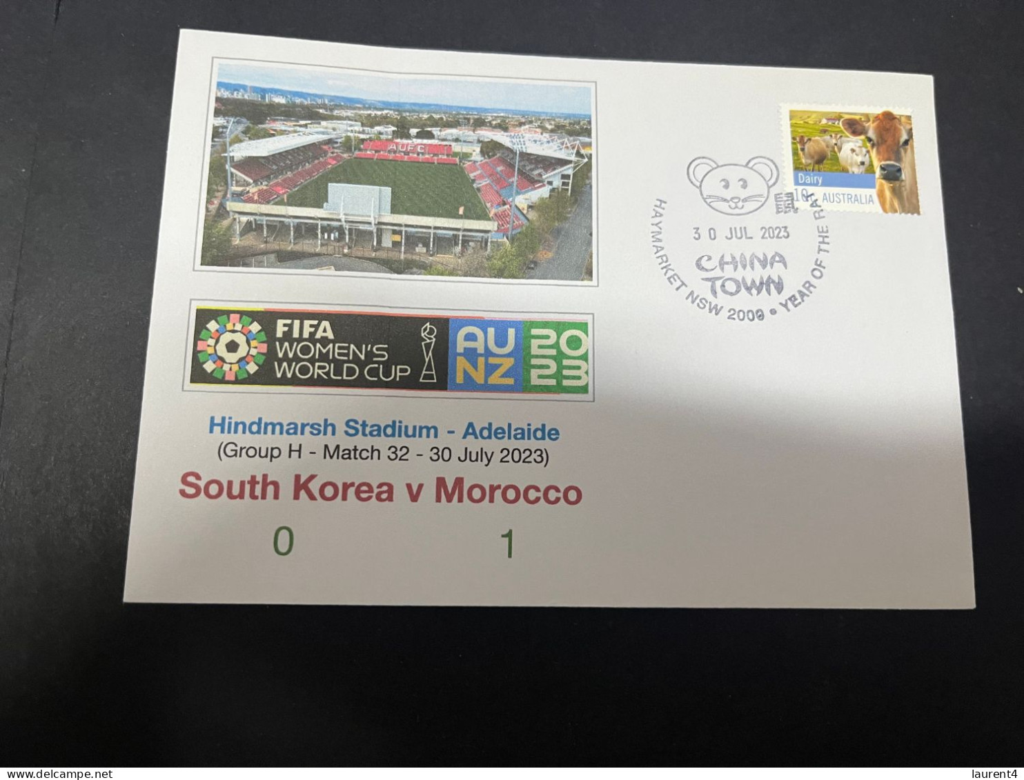 21-2-2024 (4 X 47) 3 Covers - FIFA Women's Football World Cup 2023 - Morocco Matches - Other & Unclassified