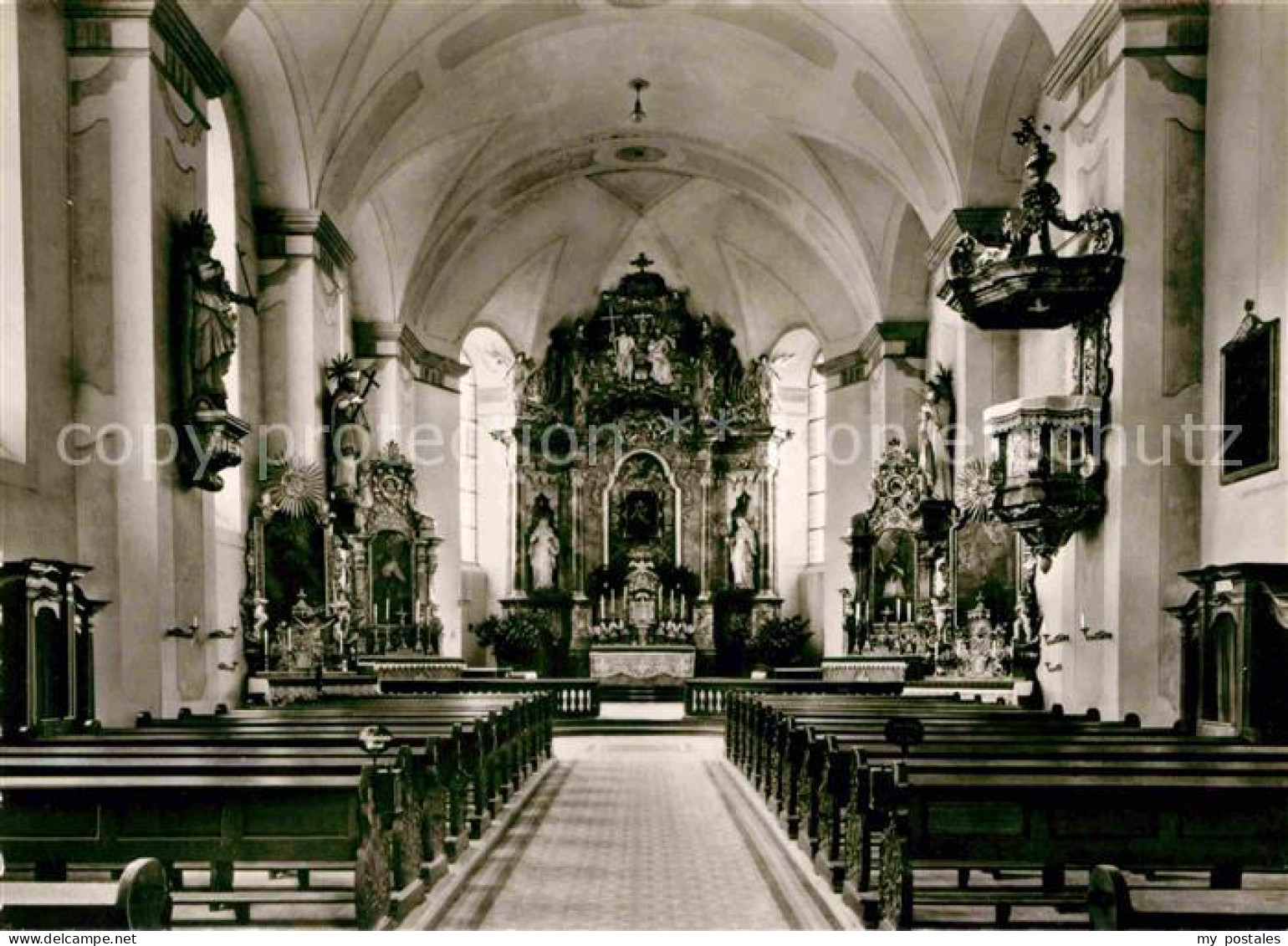 72709305 Schwarzenberg Erzgebirge Im Steigerwald Klosterkirche Innen Schwarzenbe - Schwarzenberg (Erzgeb.)