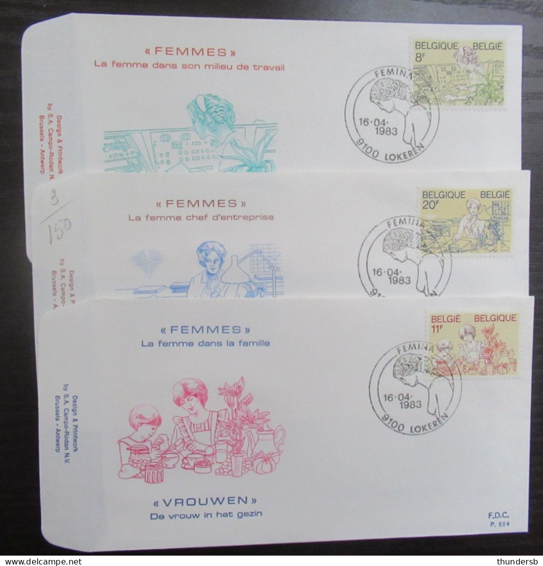 FDC 2086/88 'Vrouwen' - 1981-1990