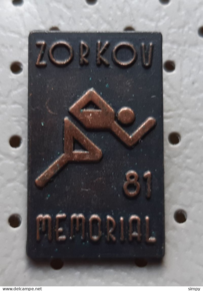 Zorkov Memorial 1981  Athletics, Athletic Competition Slovenia Ex Yugoslavia Pin Badge - Atletiek