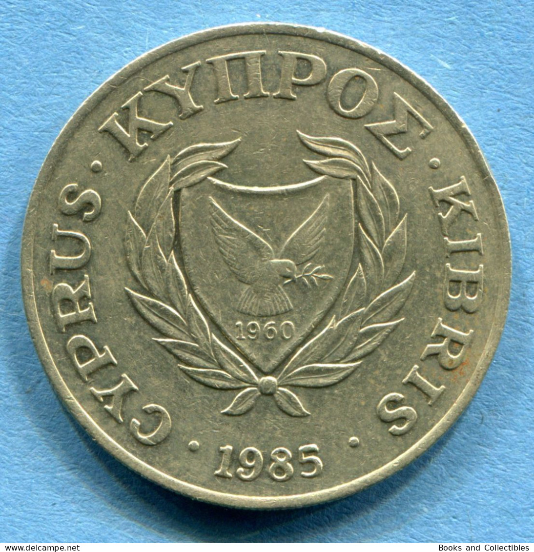 CYPRUS - 20 Cents 1985 - KM# 57.2 * Ref. 0042 - Zypern