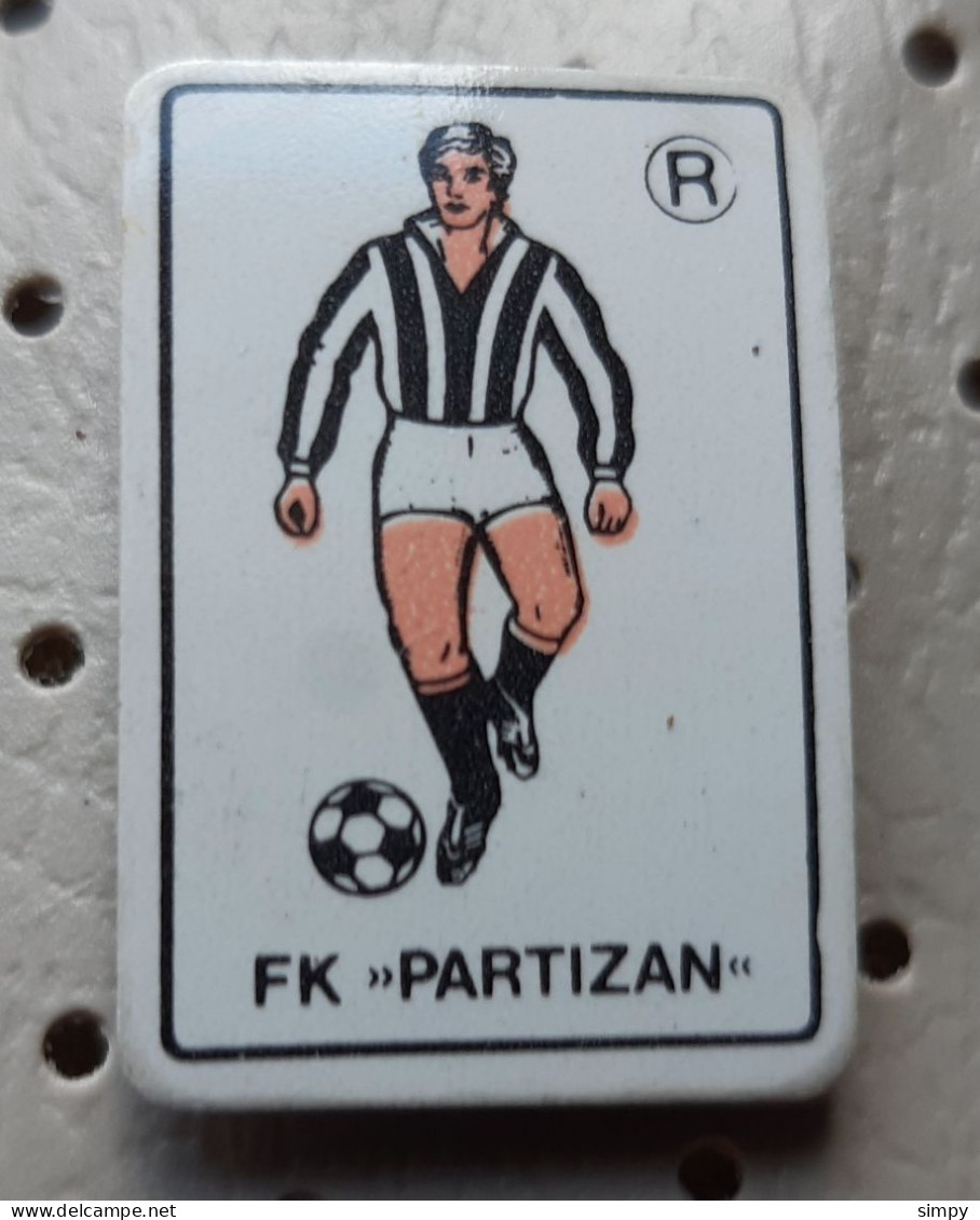 Football Club FK Partizan Beograd Belgrade Soccer Socker Calcio Socker Serbia Yugoslavia Pin - Football