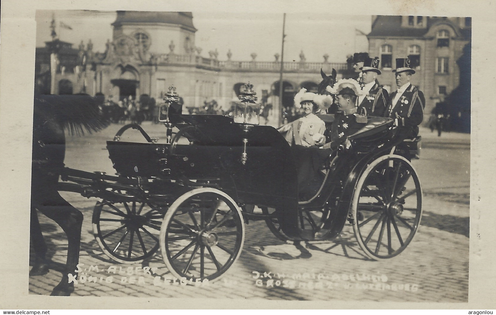 Luxembourg - Luxemburg - KÖNIG AUS BELGIEN AUF BESUCH IN LUXEMBOURG  -  C. Grieser , Luxembourg - Familia Real