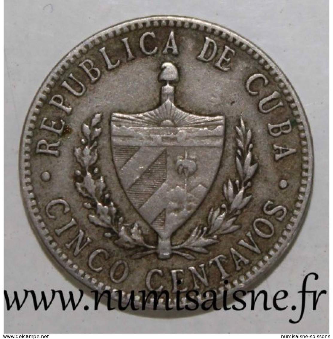 CUBA - KM 11 - 5 CENTAVOS 1946 - TTB - Cuba