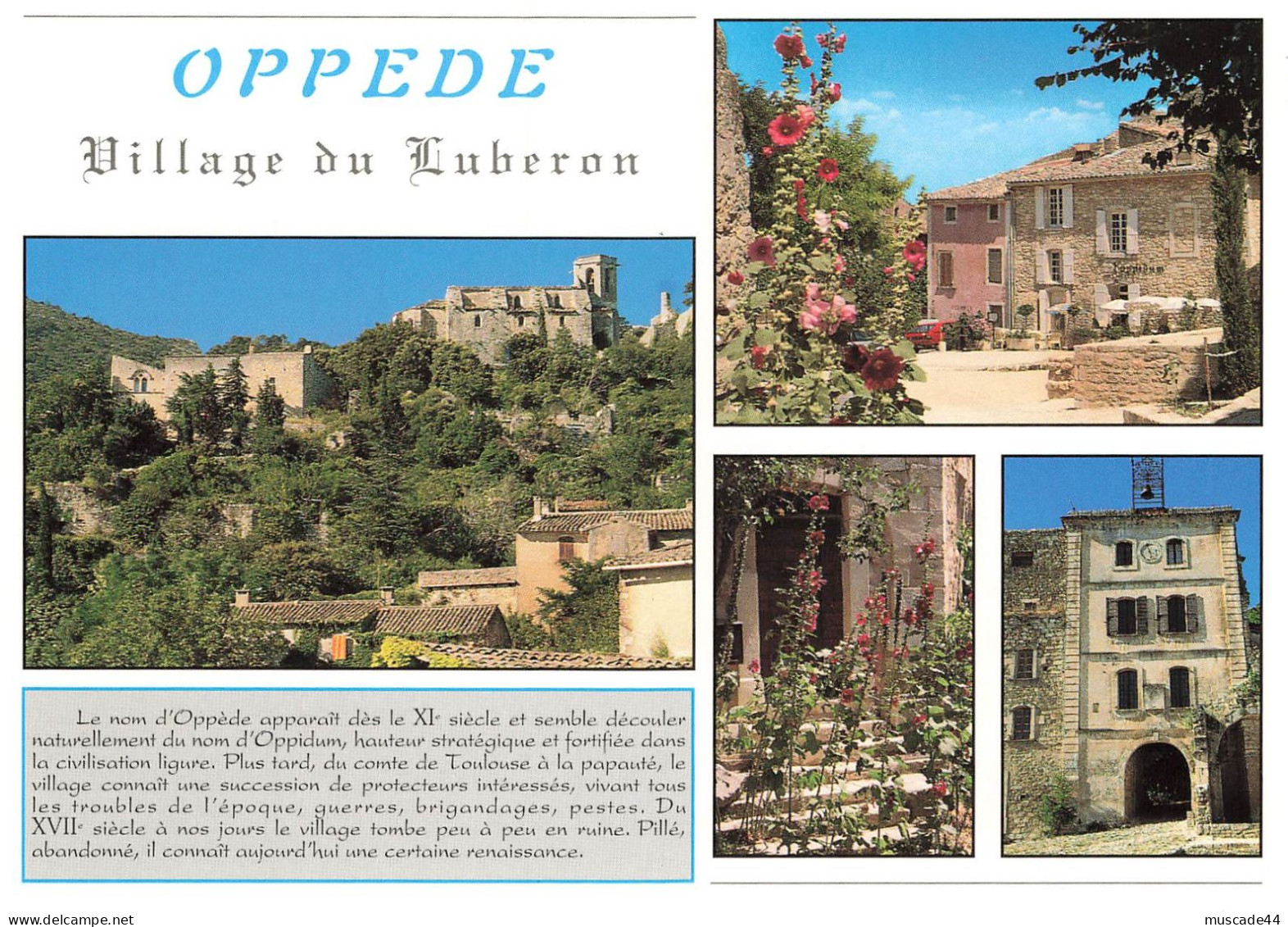 OPPEDE LE VIEUX - VILLAGE DU LUBERON - MULTI VUES - Oppede Le Vieux