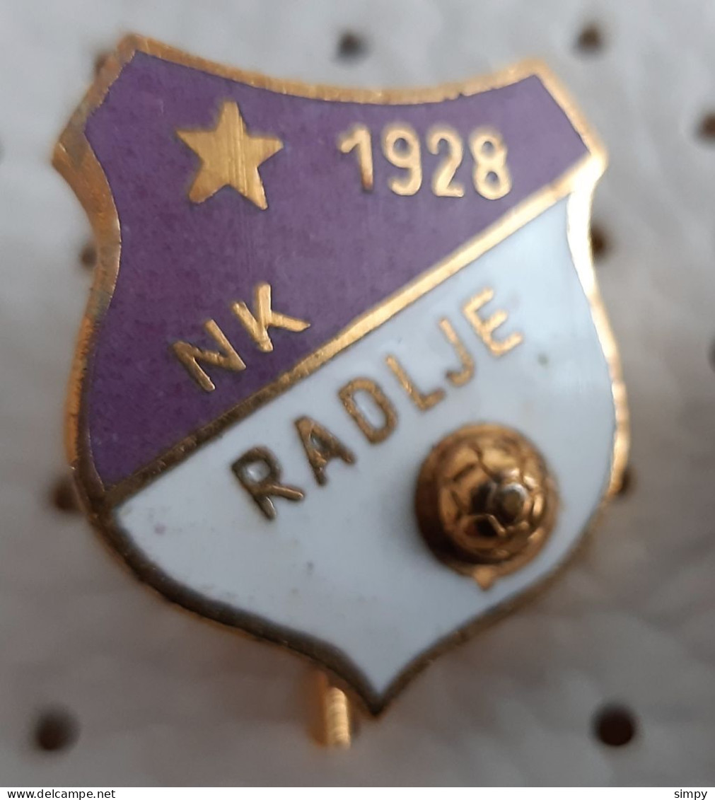 Football Club NK RADLJE 1928 Slovenia Ex Yugoslavia Vintage Enamel Pin - Football