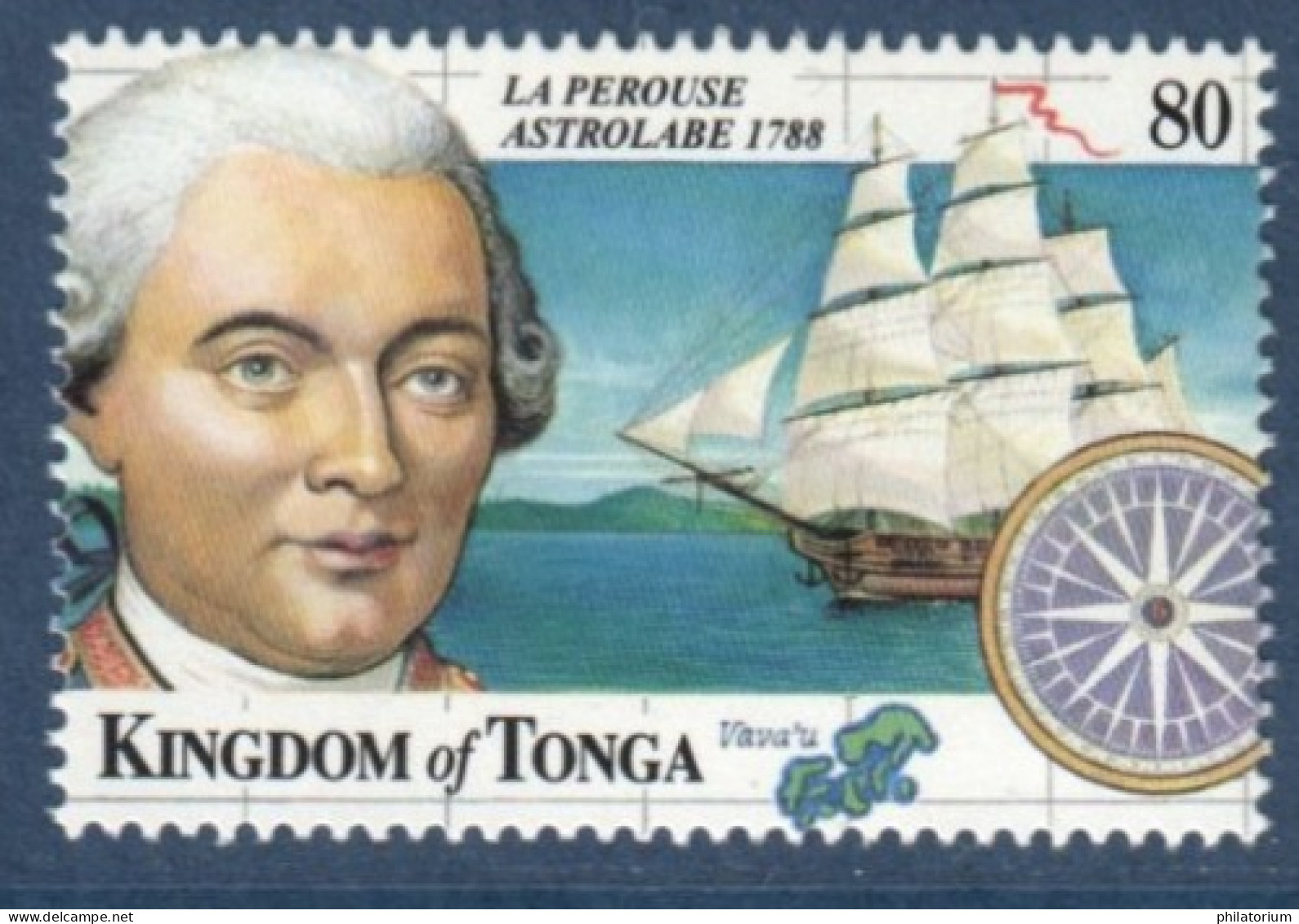 Tonga, **, Yv 1143, Mi 1548, SG 1449, La Pérouse Et L'Astrolabe, - Tonga (1970-...)