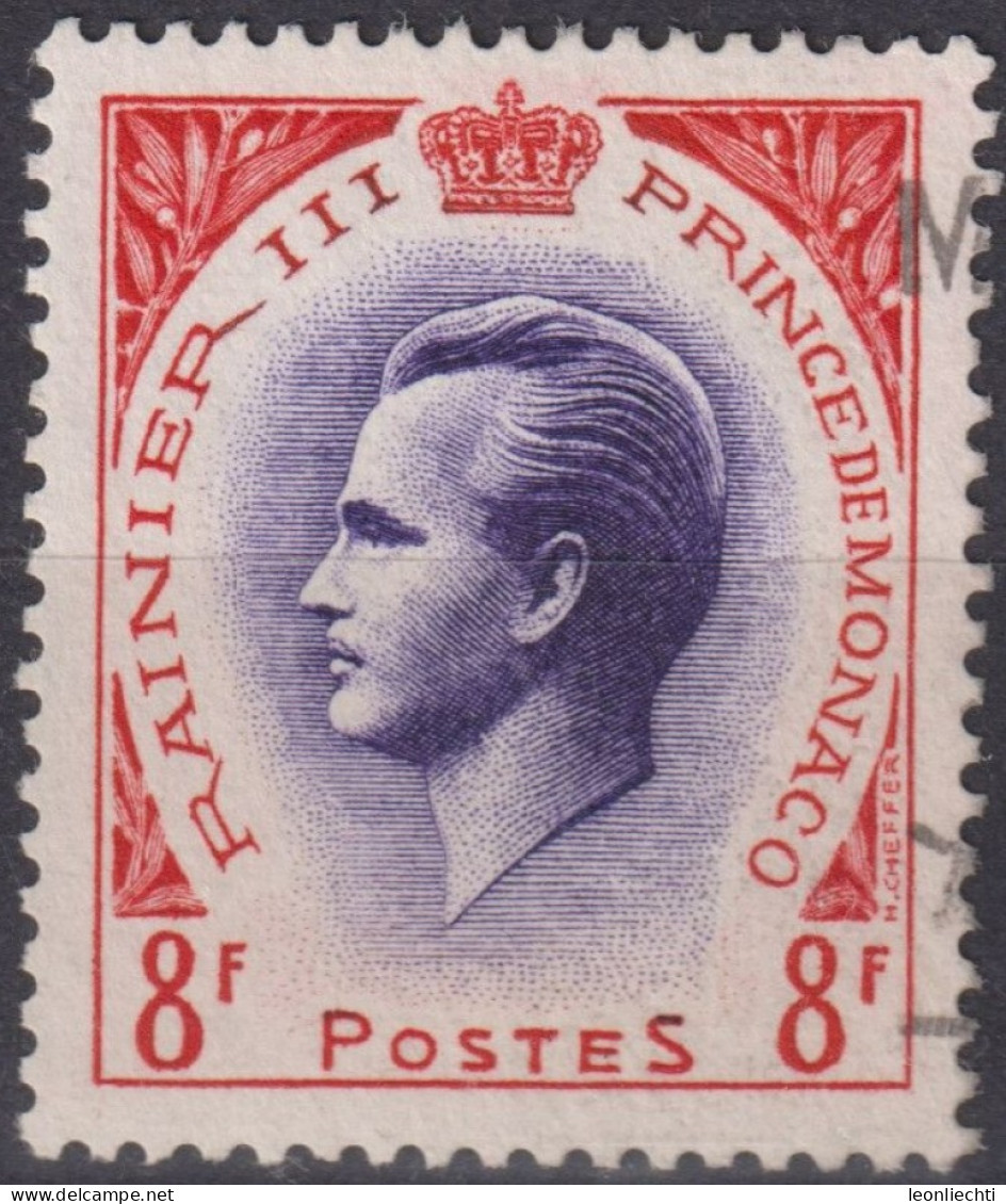 1955 Monaco ° Mi:MC 507, Sn:MC 335, Yt:MC 422, Prince Rainier III (1923-2005) - Oblitérés