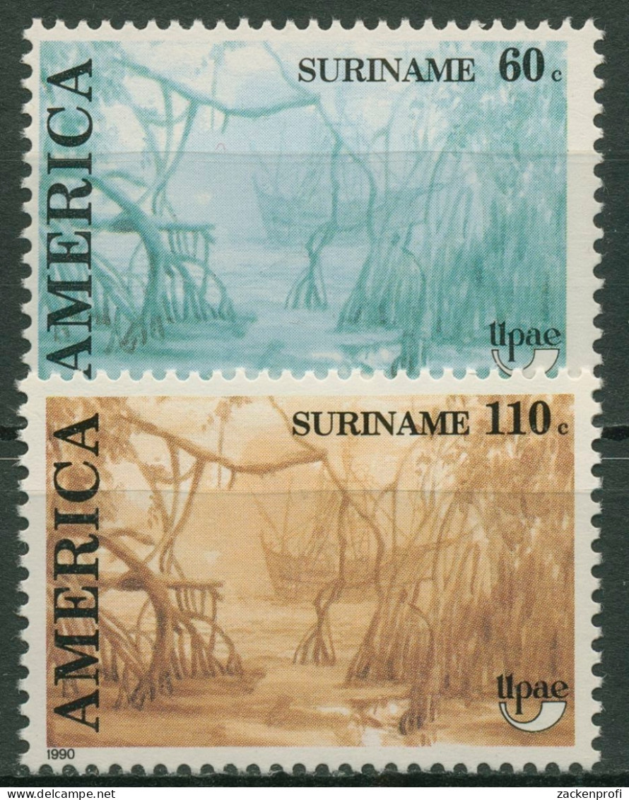 Surinam 1990 Amerika: Die Natur Zur Zeit Der Entdeckung 1347/48 Postfrisch - Surinam