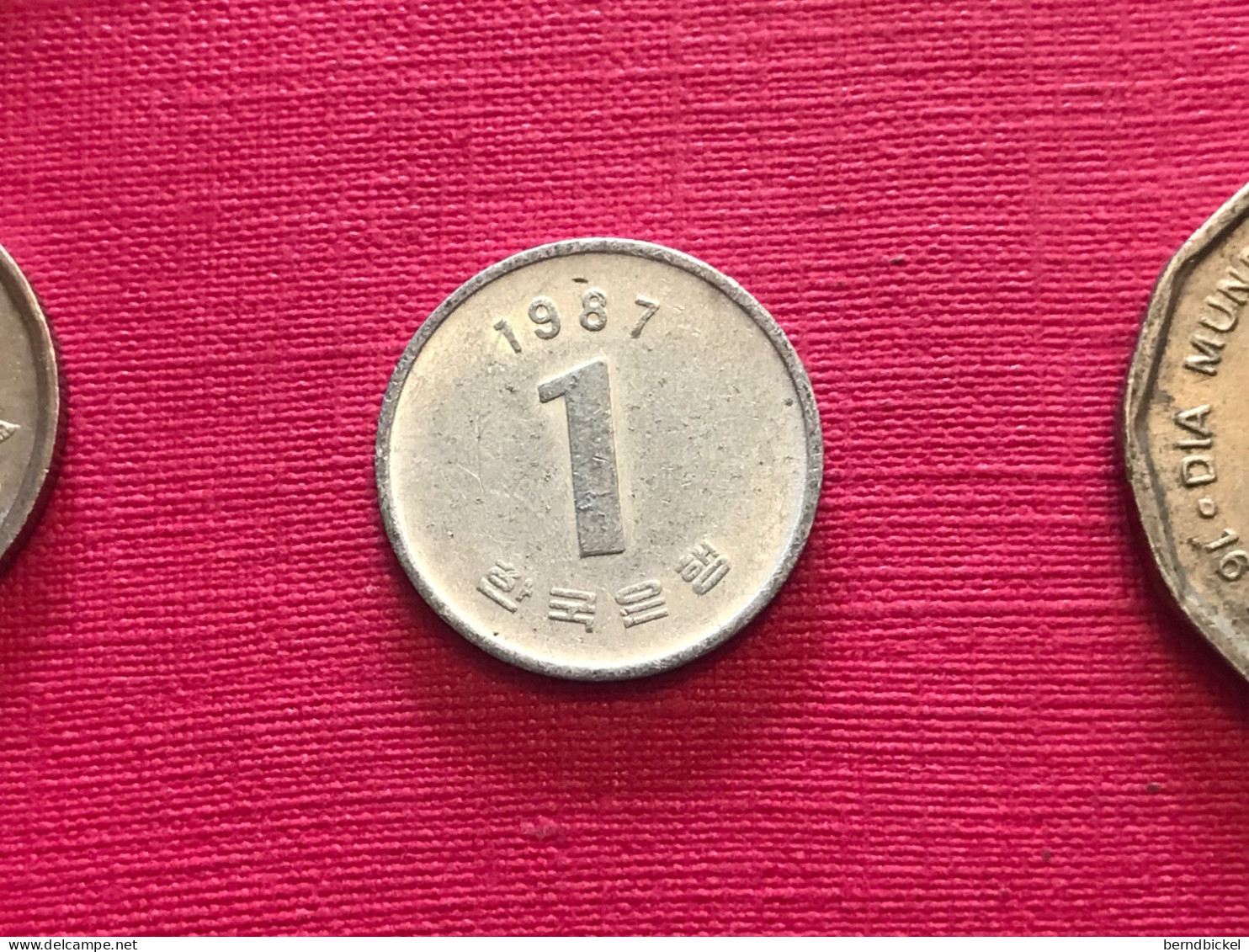 Münze Münzen Umlaufmünze Südkorea 1 Won 1987 - Korea, South