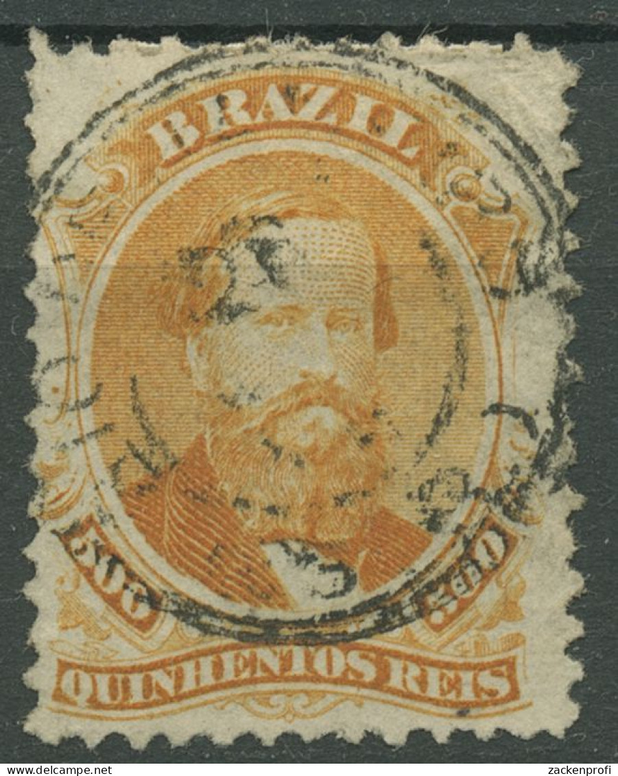 Brasilien 1866 Kaiser Pedro II. 29 Gestempelt - Used Stamps
