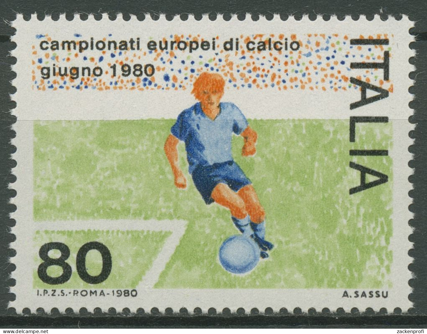 Italien 1980 Fußball-EM 1693 Postfrisch - 1971-80: Neufs