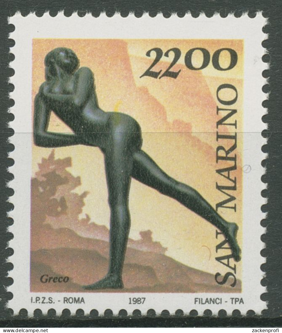 San Marino 1987 Freilichtmuseum Skulpturen 1370 Postfrisch - Neufs