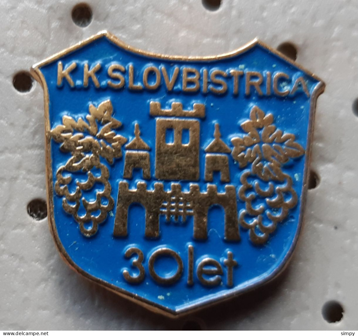 Basketball Club KK Slovenska Bistrica 30 Years Slovenia Pin - Basketbal