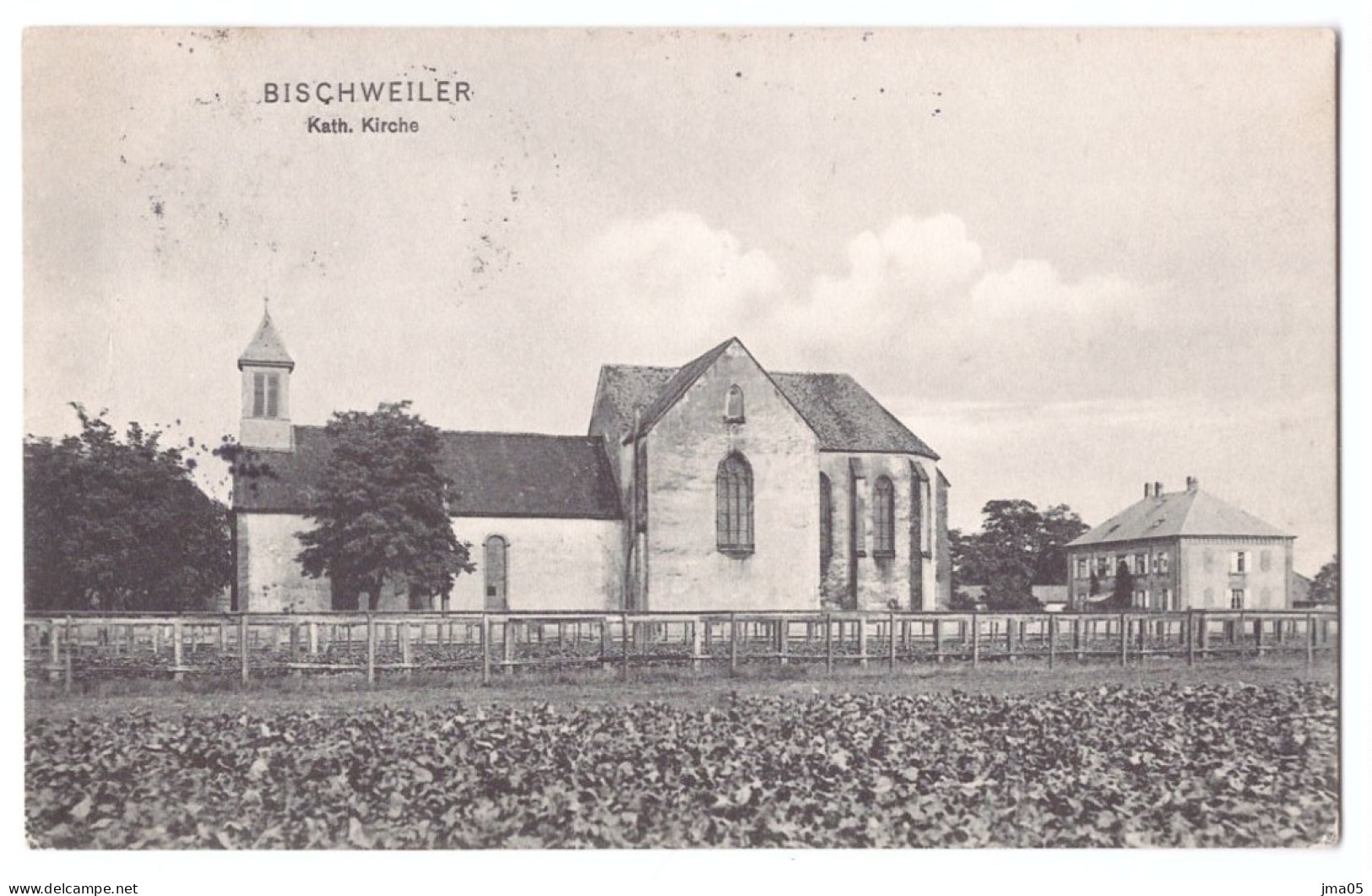 CPA De Bischwiller - Bischweiler - église Catholique - 1913 - Bischwiller