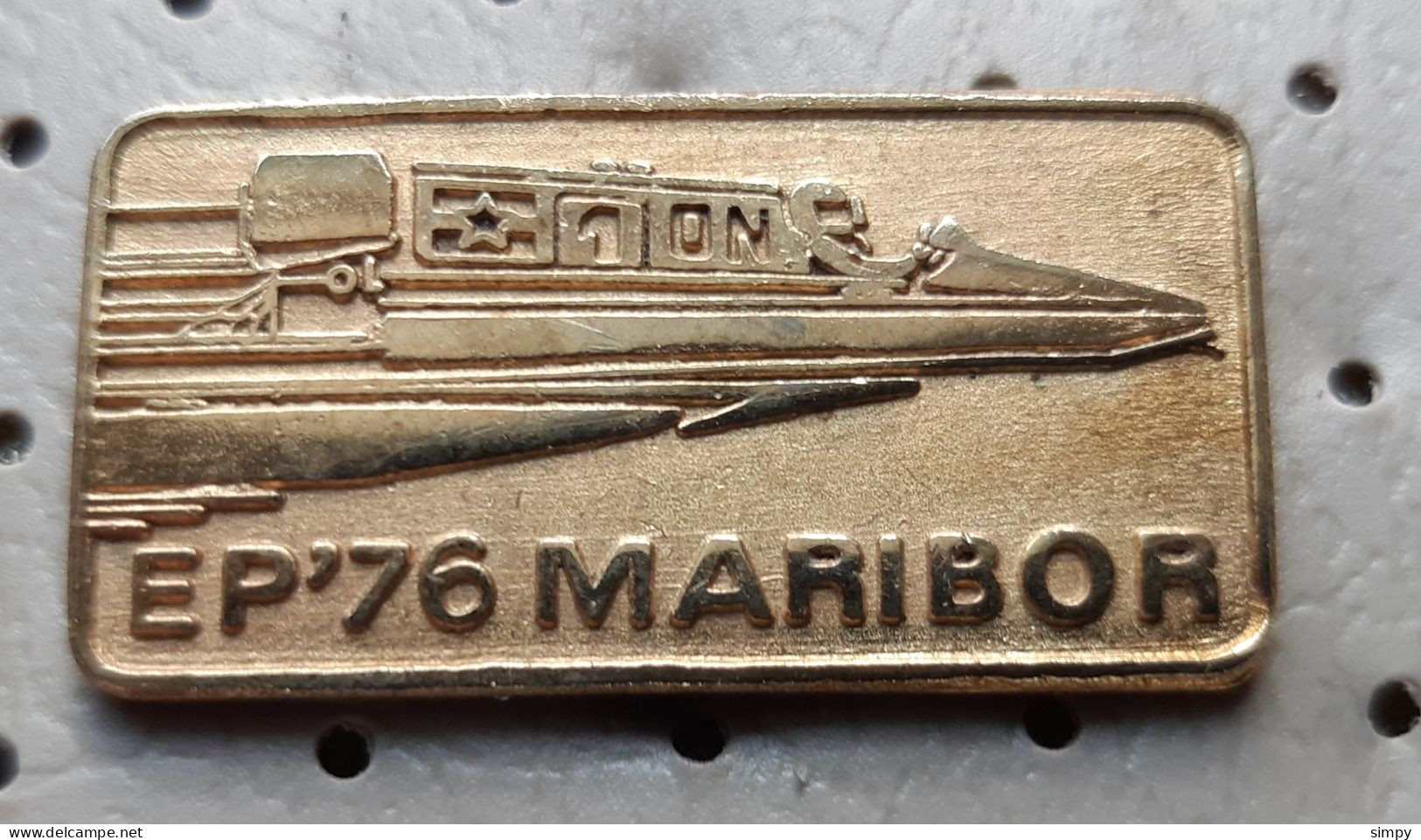 European Motorboat Racing Championship MOTONAUMA Maribor 1976 Slovenia Ex Yugoslavia  Pin - Zeilen