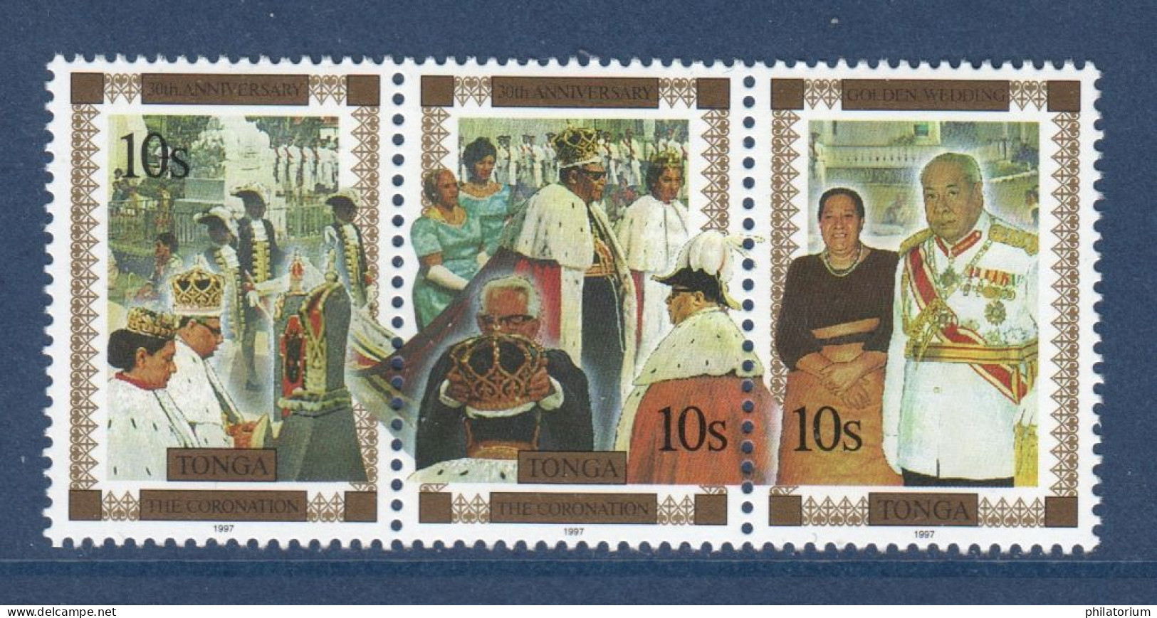 Tonga, **, Yv 1095, 1096, 1097, Mi 1486, 1487, 1488, SG 1401a, - Tonga (1970-...)