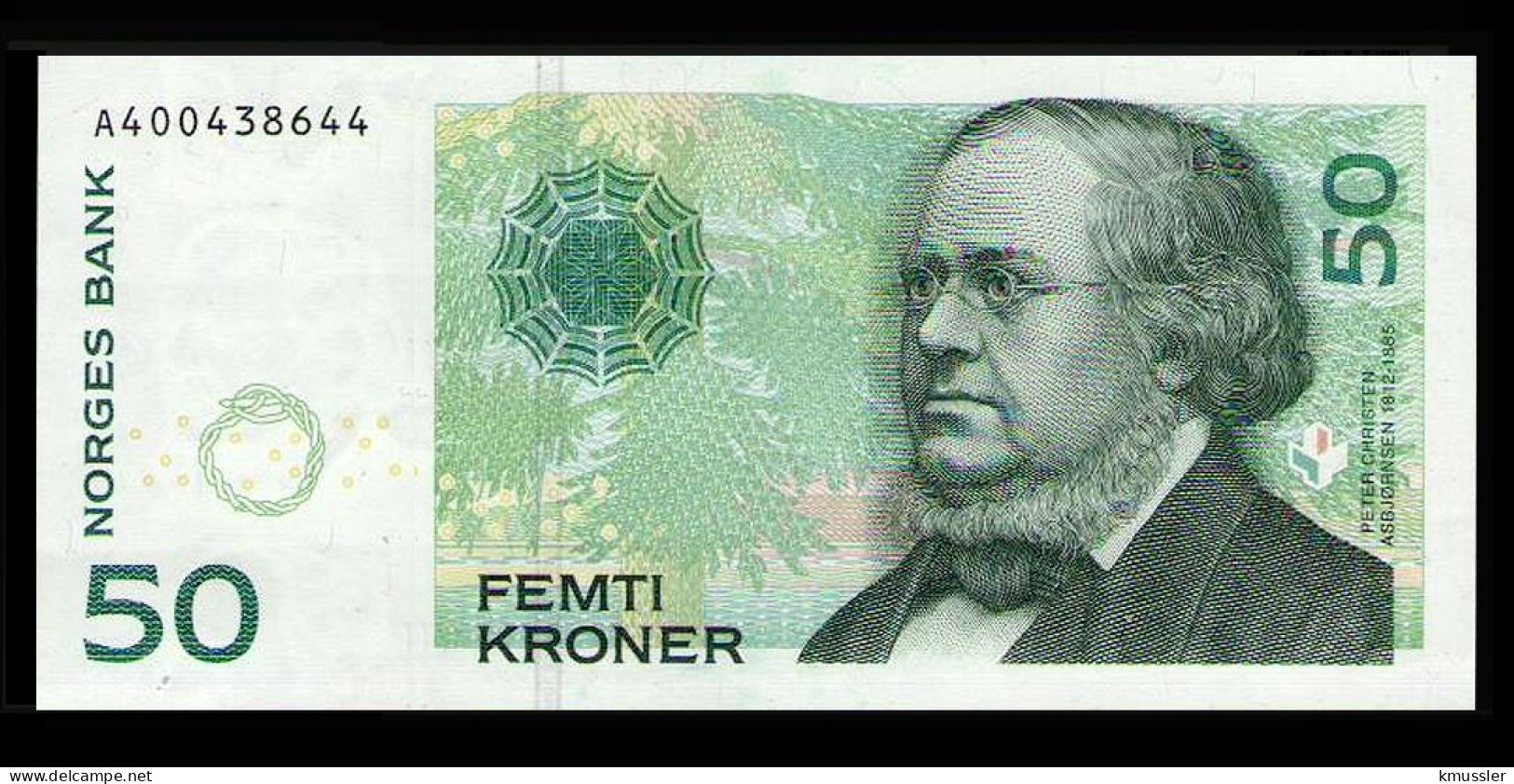 # # # Banknote Norwegen (Norway) 50 Kroner 2011 UNC # # # - Norwegen