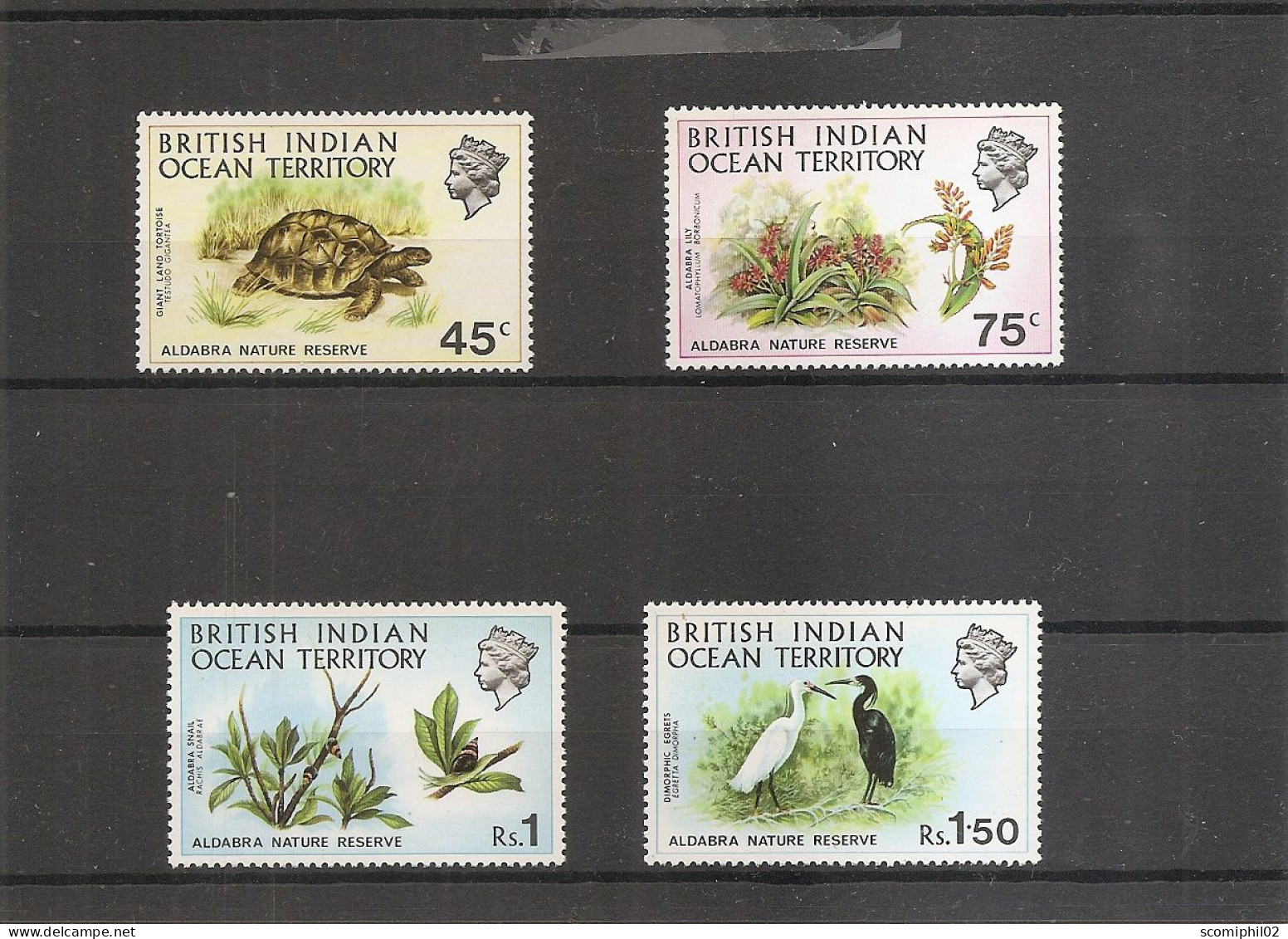Territoire Britannique De L'Océan Indien ( 39/42 XXX -MNH) - British Indian Ocean Territory (BIOT)