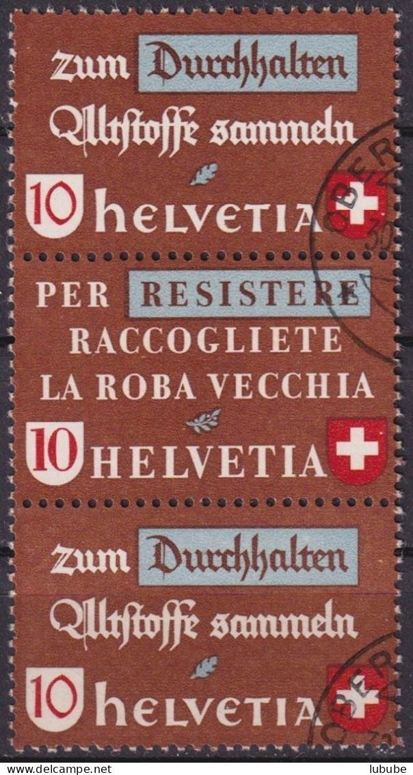 Altstoffe Z38b  "Durchhalten/Resistere/Durchhalten"       1942 - Oblitérés