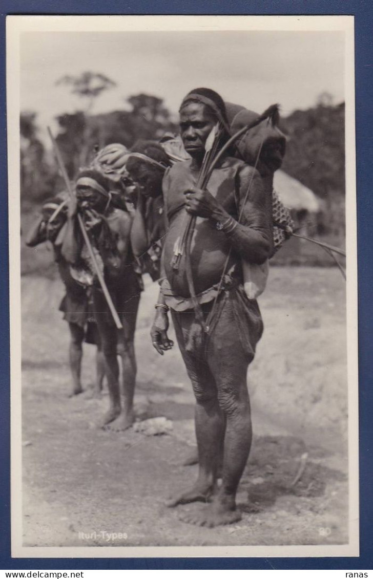 CPA Zagourski Congo Belge Afrique Noire Type Ethnic Non Circulé - Belgisch-Congo