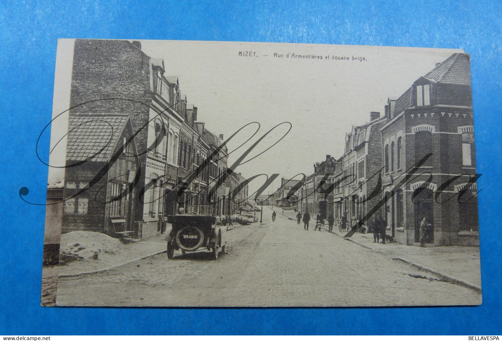 Bizet Rue D'armentiéres Et Douane Belge - Komen-Waasten