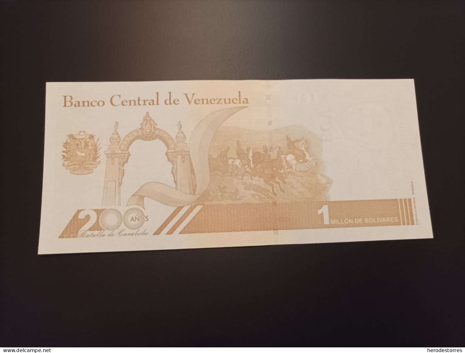 Billete Venezuela 1.000.000 De Bolívares, Año 2020, UNC - Venezuela