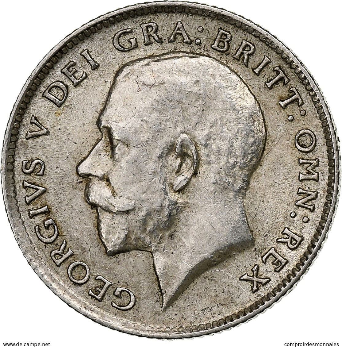 Grande-Bretagne, George V, 6 Pence, 1913, Argent, TTB+, KM:815 - H. 6 Pence