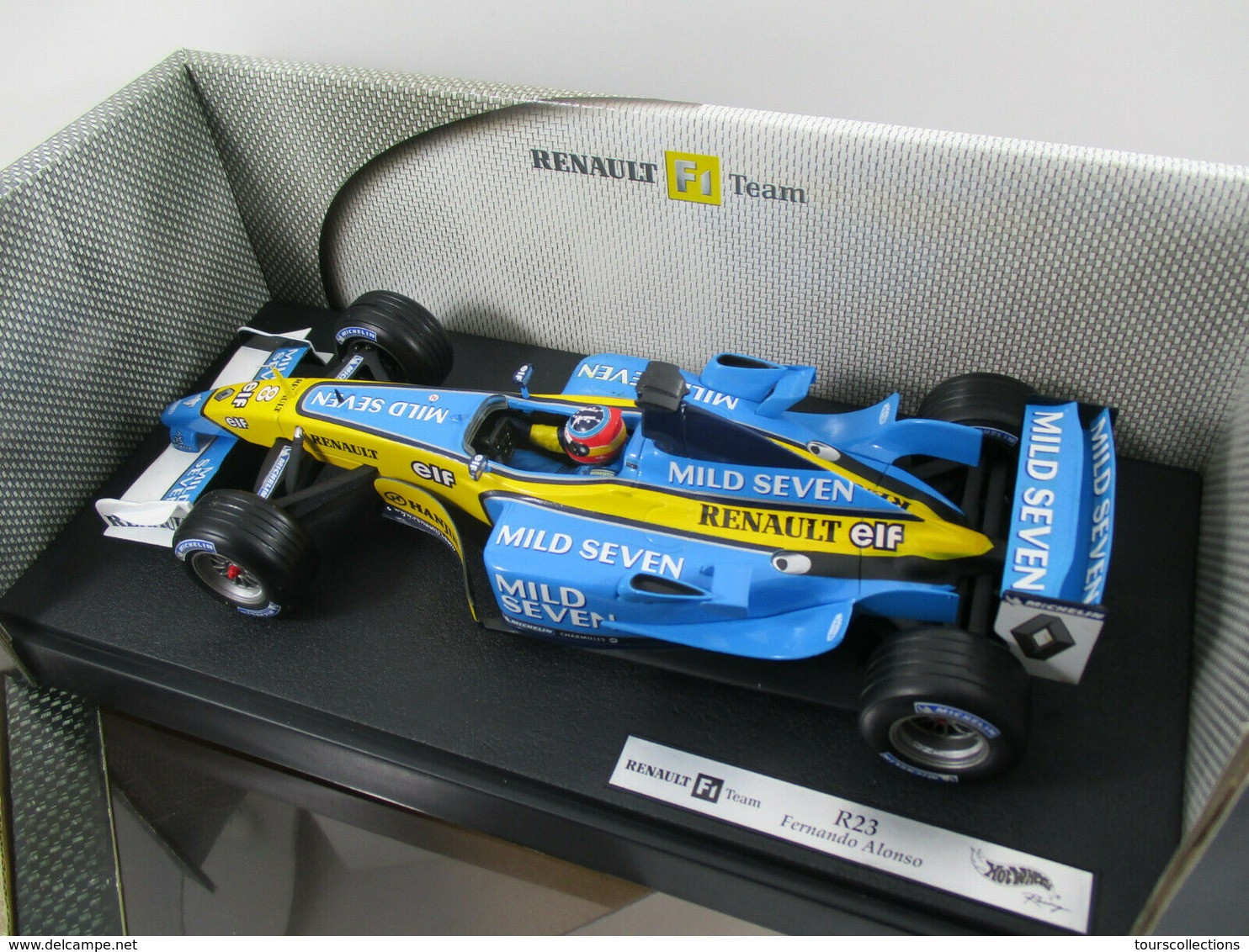 RENAULT F1 TEAM R23 #8 FERNANDO ALONSO HOTWHEELS 1:18 F1 Formule 1 Au 1/18 Auto (Neuve) En Boite (non Neuve) Hot Wheels - Hot Wheels