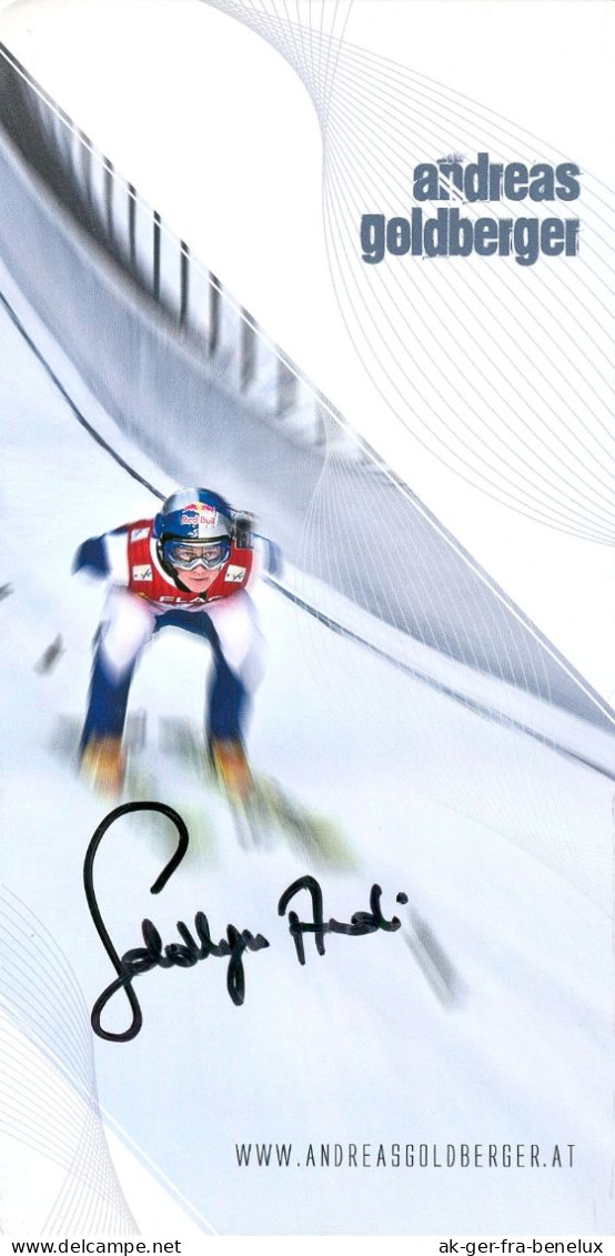 3) AK Skispringer Andreas Andi Goldi Goldberger Ried Im Innkreis Innviertel Waldzell ÖSV Olympia Österreich Austria AUT - Autographes