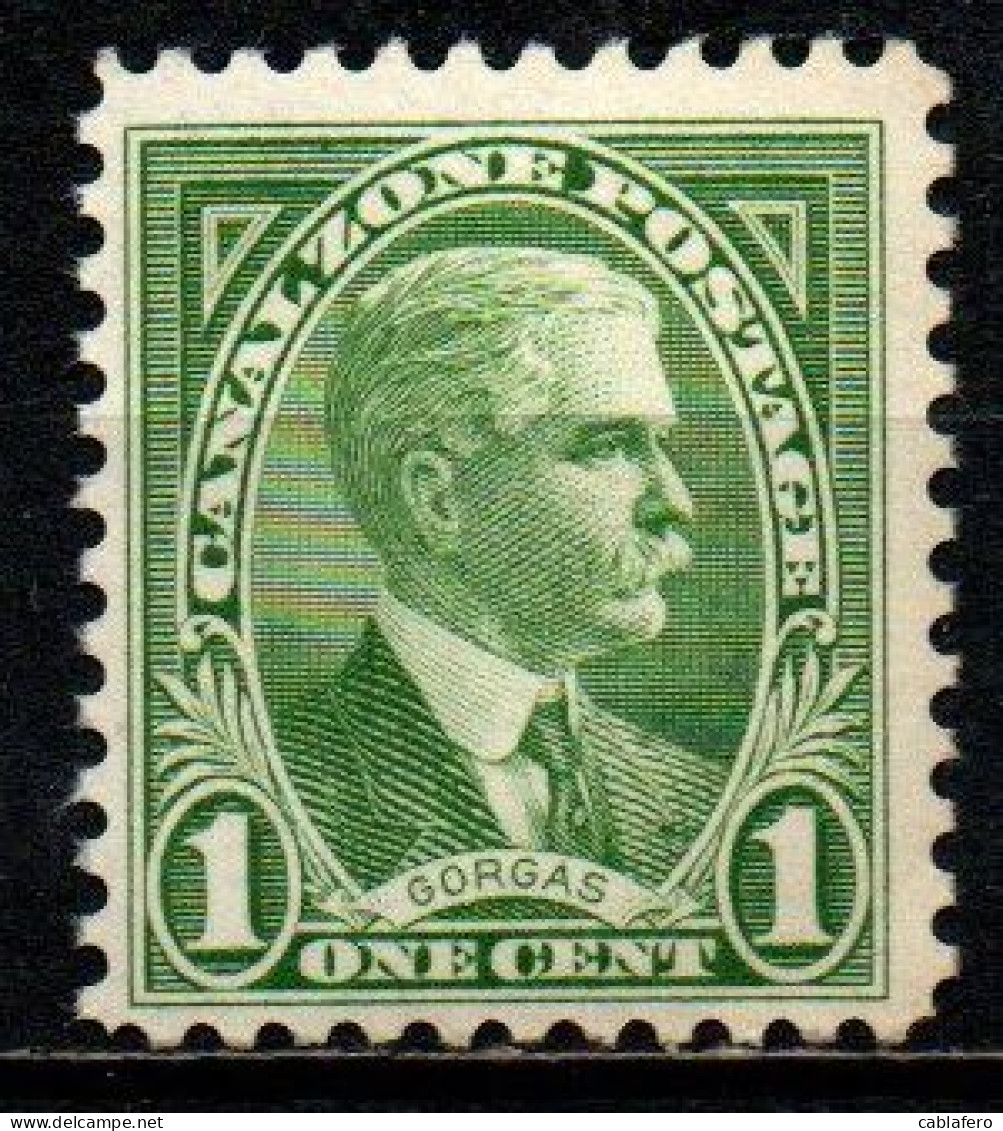 CANAL ZONE - 1926 - Maj. Gen. William Crawford Gorgas - MNH - Zona Del Canale / Canal Zone