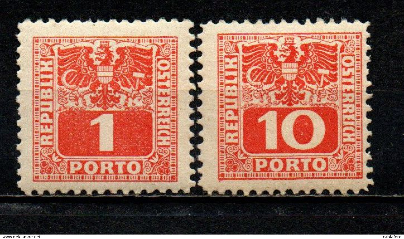 AUSTRIA - 1945 - AQUILA CON FALCE E MARTELLO - MNH - Portomarken