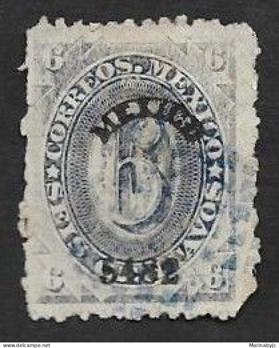 SE)1883 MEXICO, NUMERAL 6C ULTRA, WITH MEXICO DISTRICT, USED SCT149 - Mexico