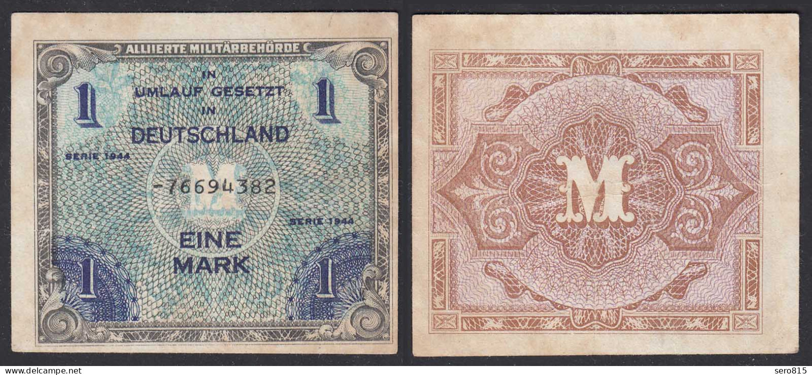 ALLIIERTE MILITÄRBEHÖRDE 1 Mark 1944 Ro 201d VF (3)   (27777 - Andere & Zonder Classificatie