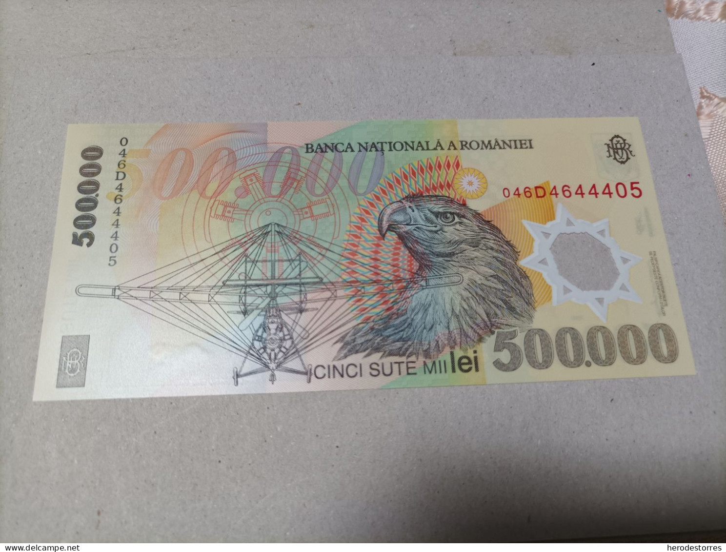 Billete De Rumania De 500.000 Lei, Año 2000, UNC - Roumanie