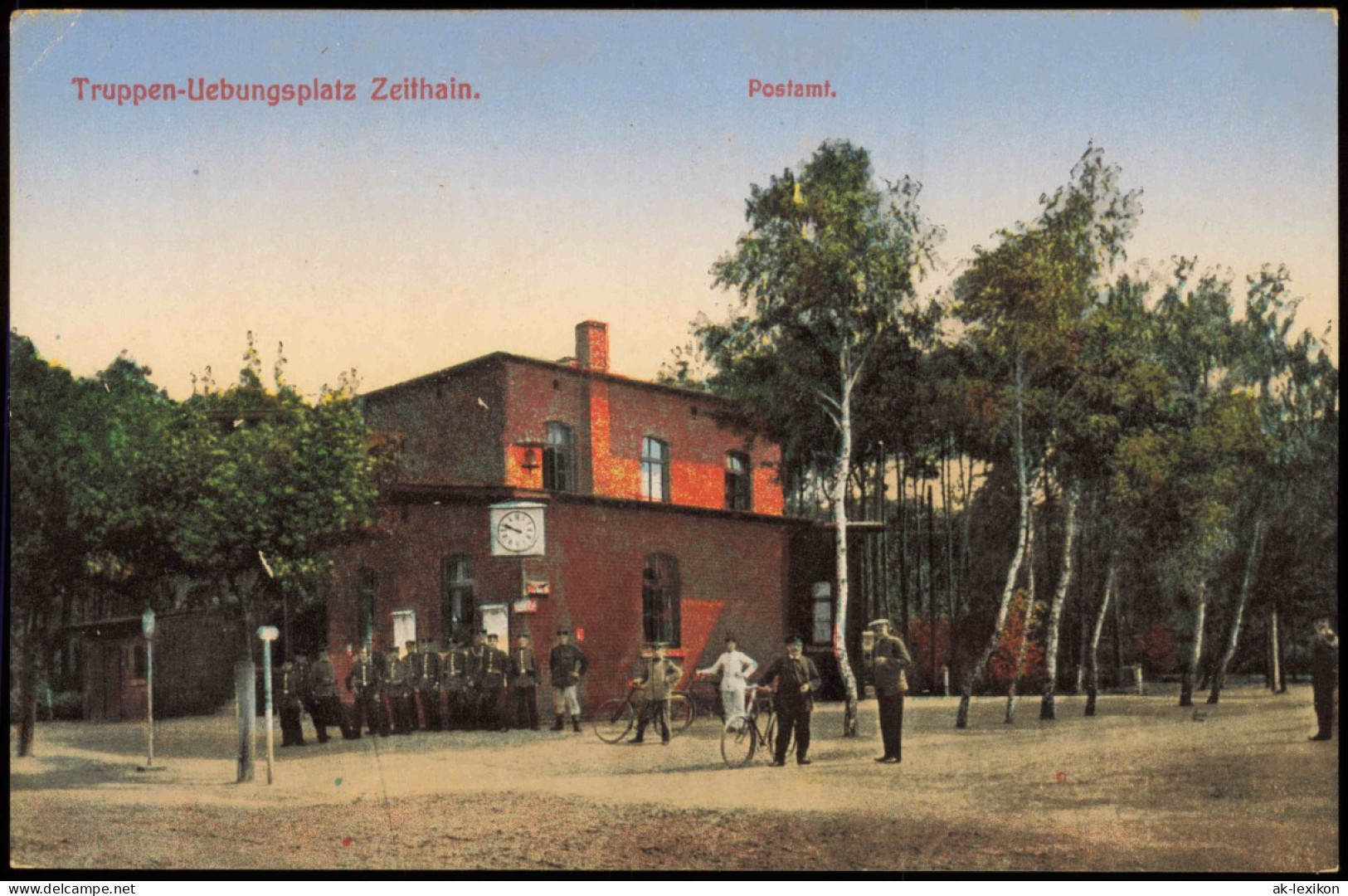 Ansichtskarte Zeithain Truppenübungsplatz - Torwache 1916 - Zeithain