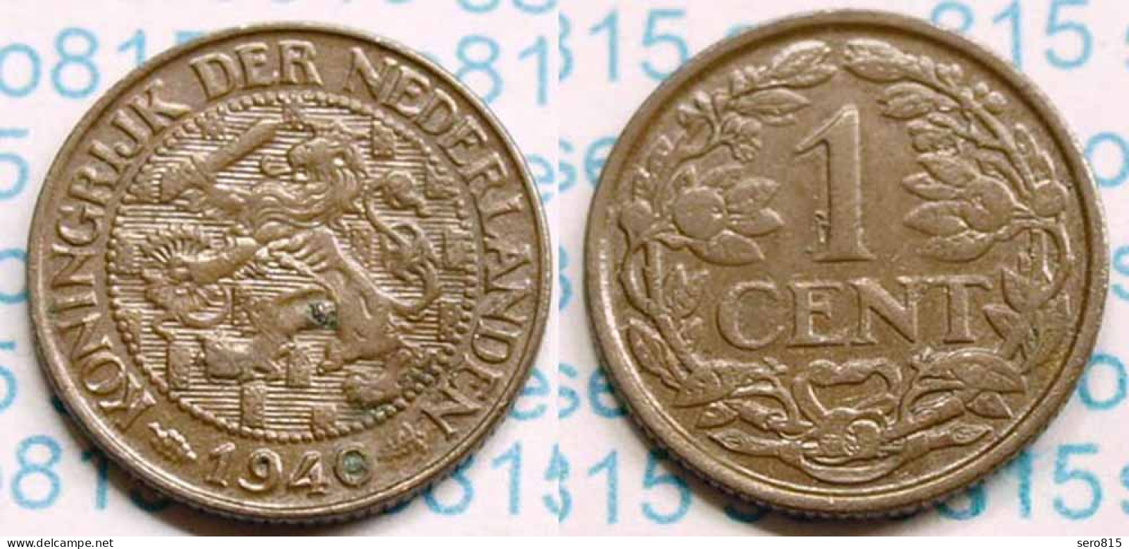 Niederlande NEDERLAND 1 Cent 1940 (m017 - Autres & Non Classés