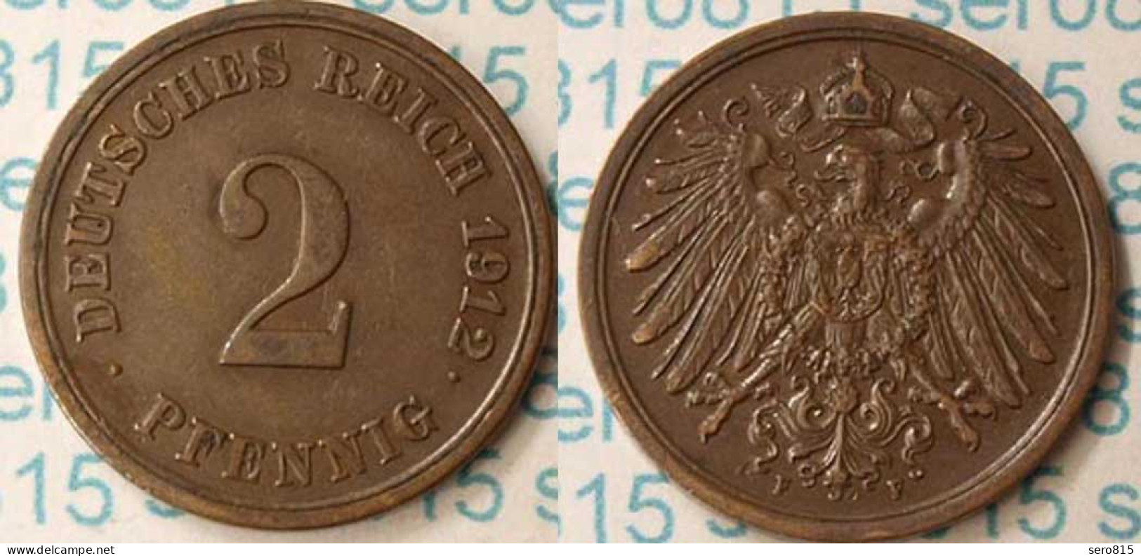 2 Pfennig Kaiserreich Empire 1912 F Jaeger 11  (m314 - 2 Pfennig